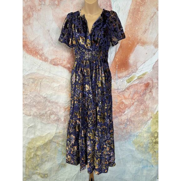 Anthropologie Somerset Maxi Dress Burnout Edition - Picture 8 of 11